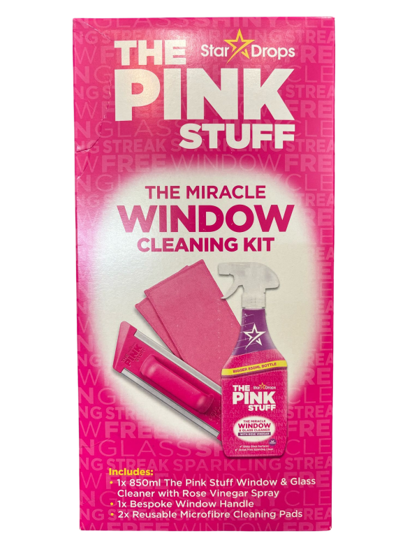 The Pink Stuff Miracle Window Cleaning Kit – spindintys langai