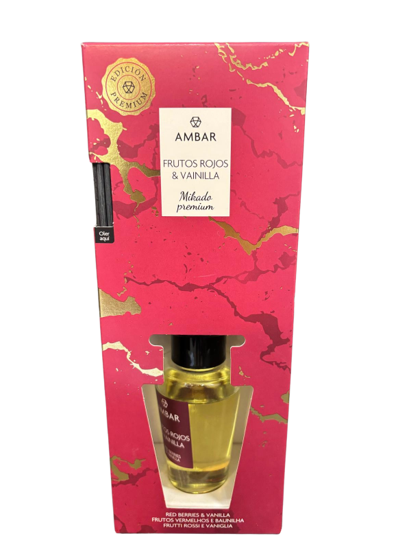AMBAR MIKADO PREMIUM "Frutos Rojos & Vainilla"