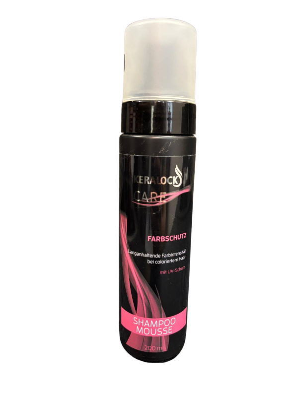 KERALOCK FARBSCHUTZ SHAMPOO MOUSSE šampūnas-putos dažytiems plaukams 200 ml