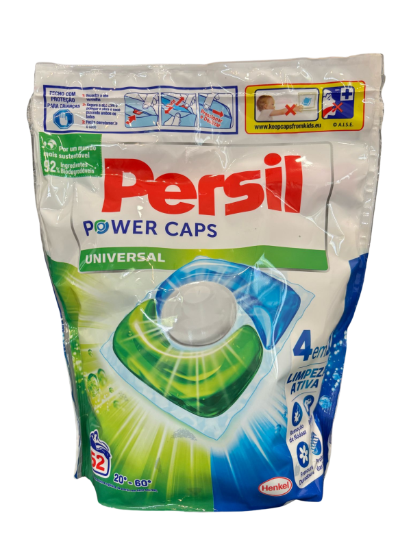 PERSIL POWER CAPS UNIVERSAL skalbimo kapsulės. 52 skalbimai