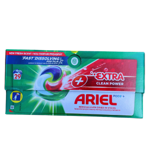 Ariel Extra Clean Power Fast Dissolving -skalbimo kapsulės 29 vnt.