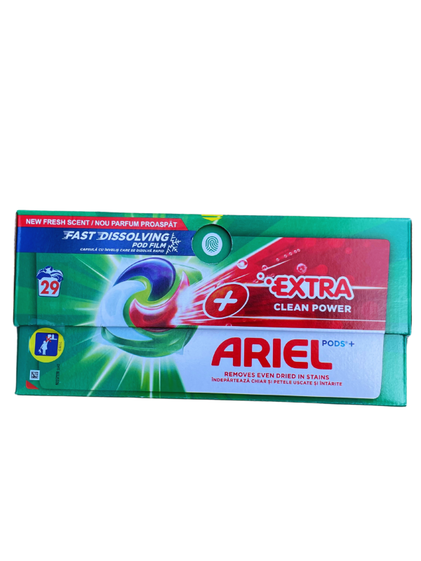 Ariel Extra Clean Power Fast Dissolving -skalbimo kapsulės 29 vnt.