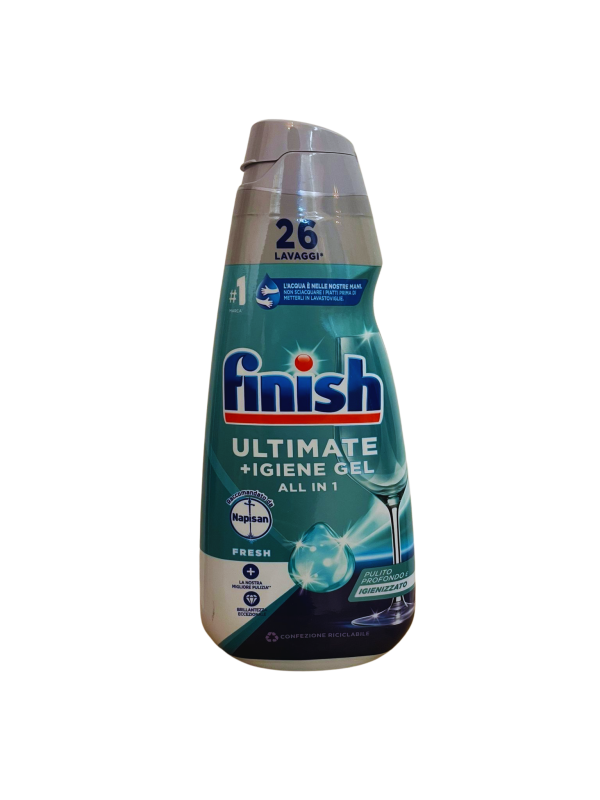 FINISH ULTIMATE FRESH indaplovės gelis 560 ml–krištolo švara