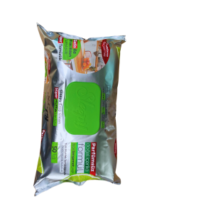 Sleepy drėgnos servetėlės maistiniams paviršiams, Lime, 50 vnt