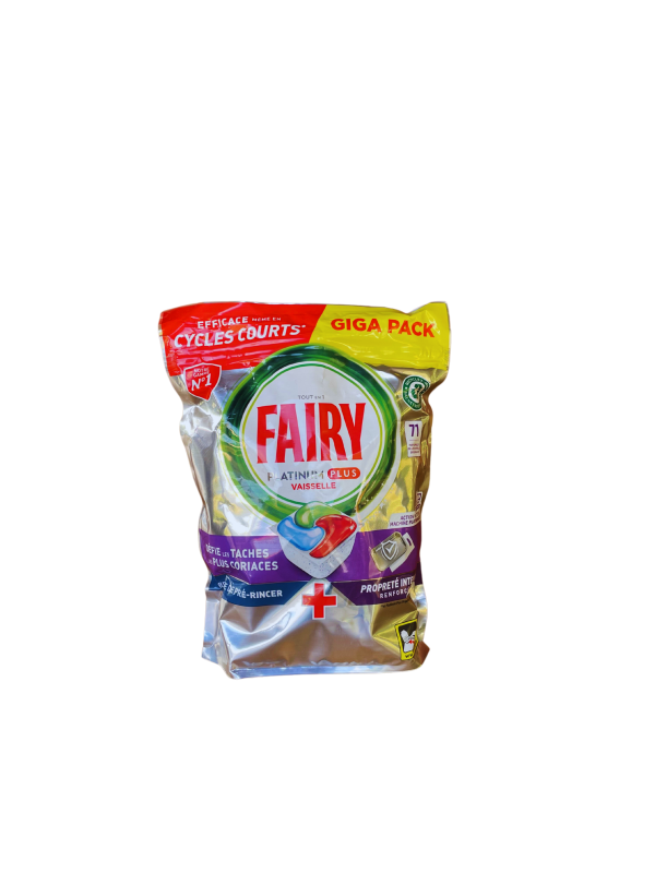 Fairy Platinum Plus indaplovių tabletės, 71 vnt.