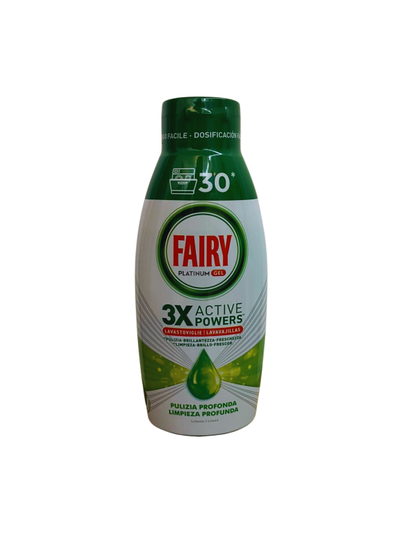 FAIRY PLATINUM LEMON – indaplovės gelis, 600 ml