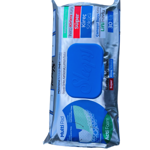 Sleepy “Easy Clean” Acti-Foam paviršių valymo servetėlės, 30 vnt.