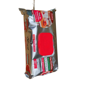 Sleepy drėgnos servetėlės maistiniams paviršiams, Grapefruit, 50 vnt