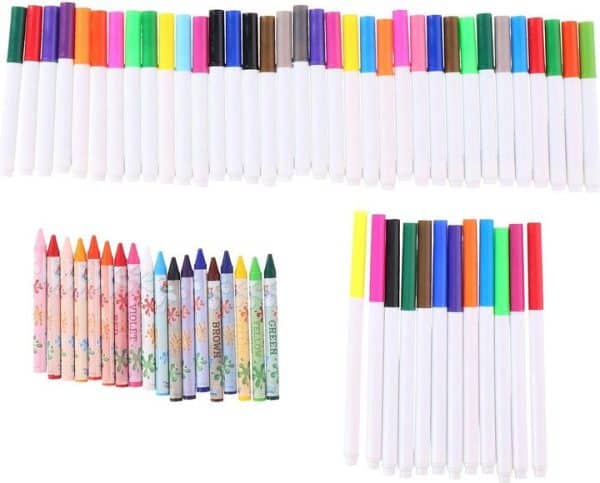 Flomasterių ir kreidelių rinkinys TOP WRITE KIDS, 65 vnt. - Image 2