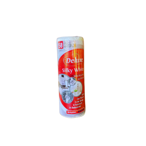 DELUXE SILKY WHITE poliruojančios šluostės 50 vnt