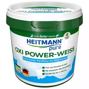 HEITMANN dėmių išėmėjas – baliklis baltiems audiniams, 500 g