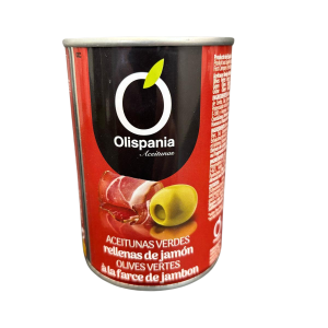Olispania alyvuogės įdarytos kumpiu 280 g