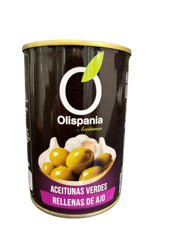 OliSpania alyvuogės su česnaku 300 ml