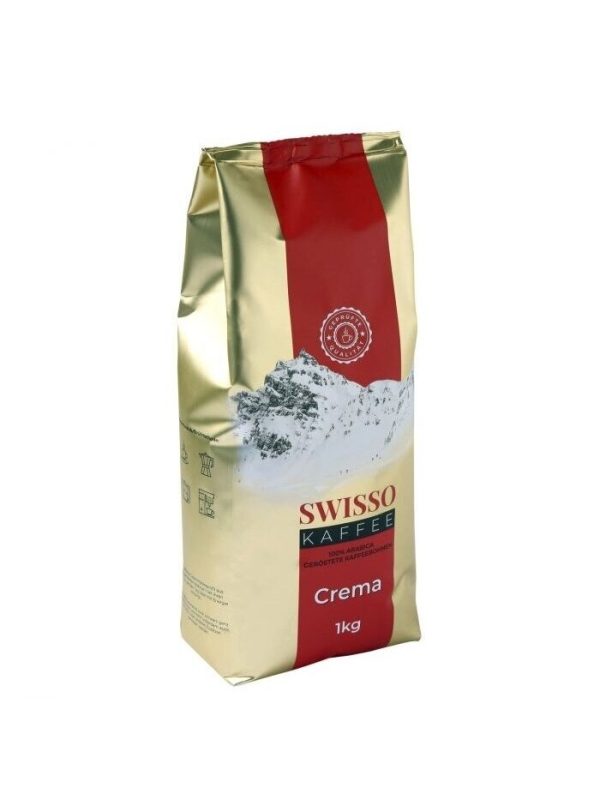 Swisso Kaffee Crema 1 kg- kavos pupelės