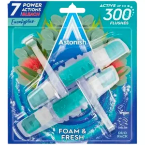 Astonish WC gaiviklis „Eukaliptas“ 2 x 40 g pakuotė