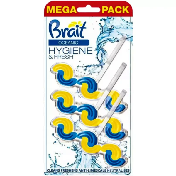 Brait WC pakabukas Hygiene – gaiva ir higiena, mėlyna-geltona