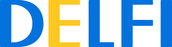 Delfi logotipas